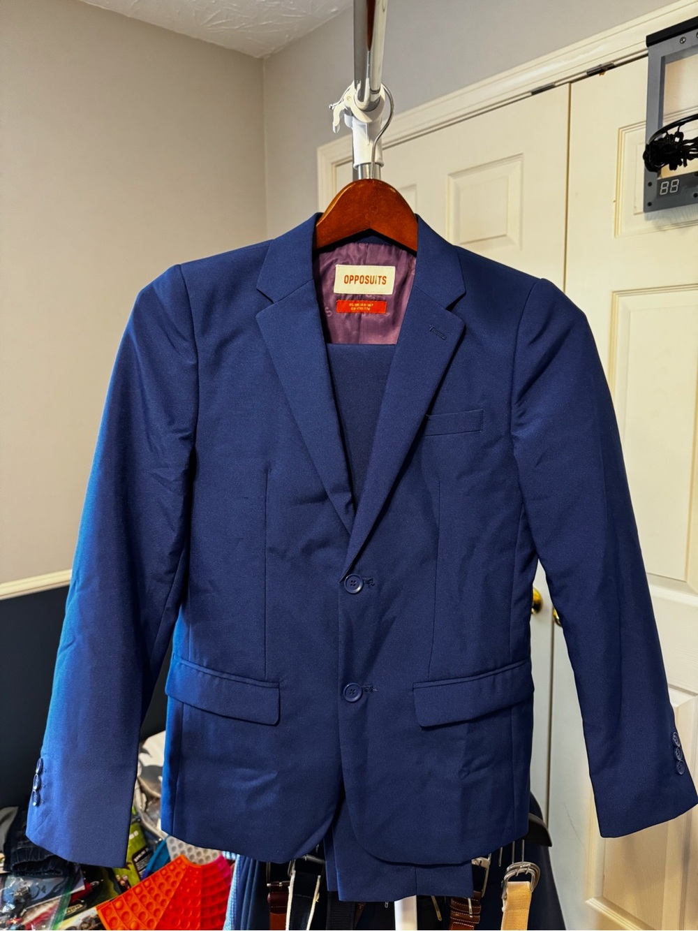 Opposuits Kid’s Navy Blue Two-Button Blazer
